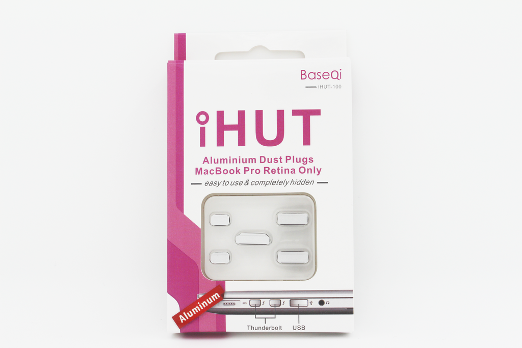 iHUT - Aluminum Dust Plugs for Retina MacBook Pros