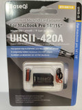 BaseQi 420A MicroSD adapter for Macbook pro M1 2021 / M2 2022 / M3 2023 14" & 16"